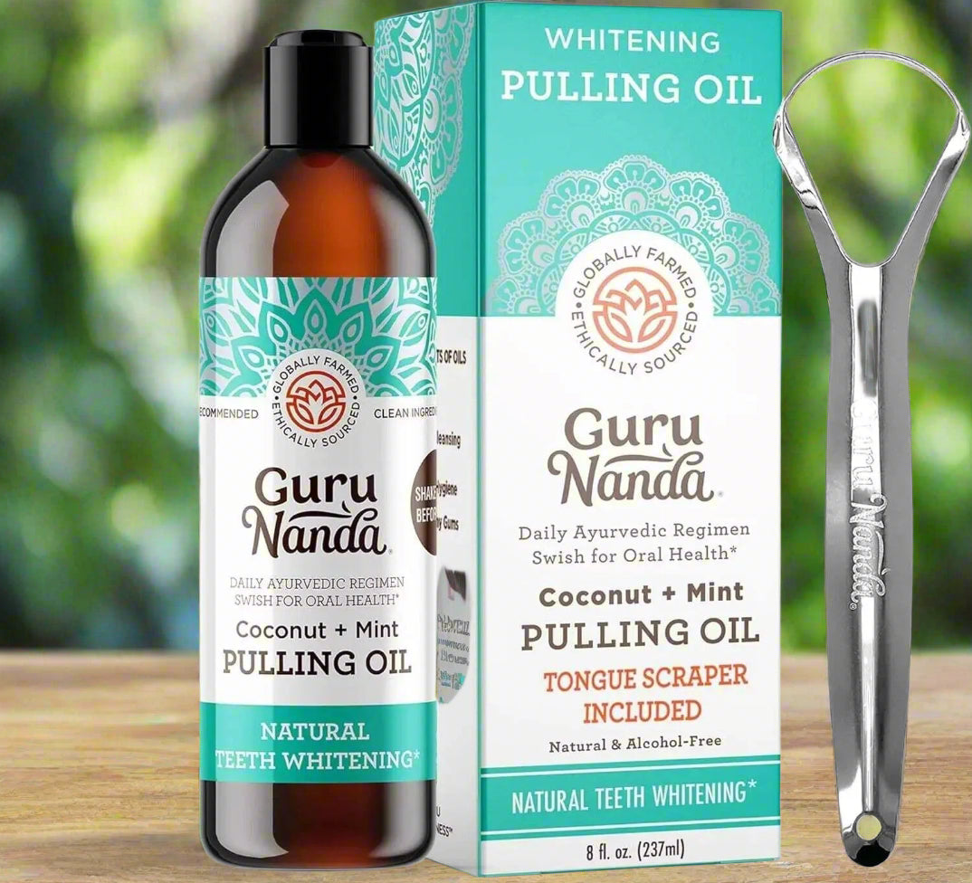 GuruNanda Coconut Oil Pulling W/ Essential Oils